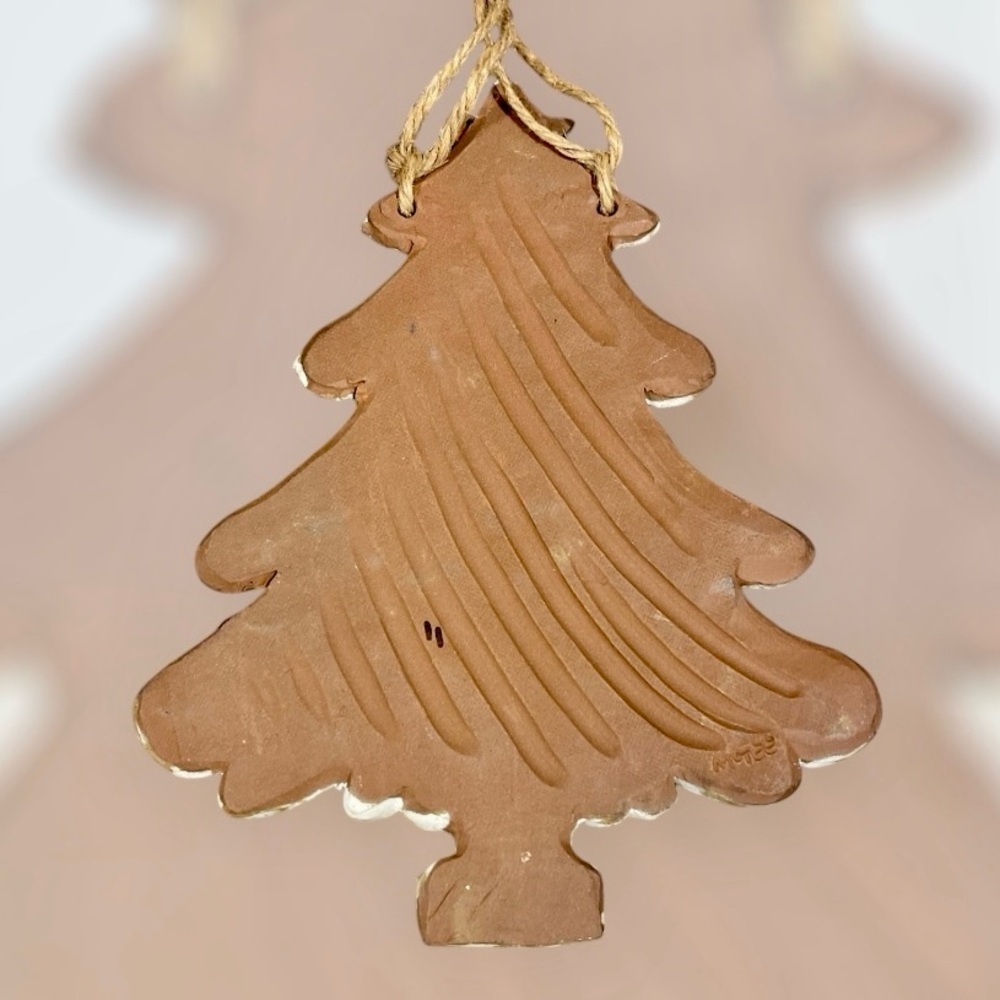 Unique McTee Clay  Large 9.5” Texas Themed Christmas Tree Ornament or Wall Decor - Picture 2 of 6
